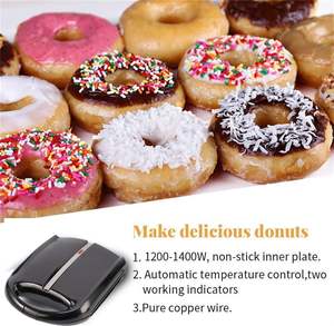 Pequeños Electrodomésticos de Cocina, Máquina para Hacer Waffles, Máquina Eléctrica para Hacer Pasteles de Nueces, Máquina Automática para Hacer Nueces de 12 Agujeros, Apera, Máquina para Hacer Rollos de Salchicha, Máquina para Hacer Waffles - Product Image 4