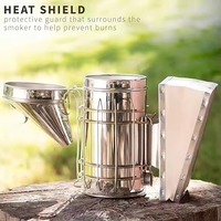 Nouvelle promotion prix d'usine Kit d'outils d'apiculture équipement en acier inoxydable y compris fumeur d'abeilles