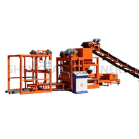 Machine de fabrication de blocs de béton, de sable et de ciment entièrement automatique Shengya Brand Earn Money QTJ4-25