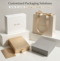 Sacs cadeaux en papier gaufré de luxe avec logo personnalisé, sacs shopping gaufrés avec ruban gros-grain pour emballage de marque haut de gamme