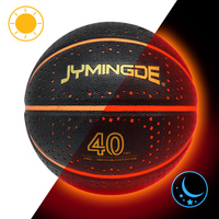 Ballon de basket-ball personnalisé de taille 7 qui illumine la lumière dans l'obscurité