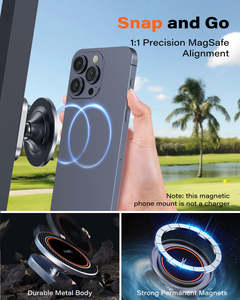 Golf Cart Magnetic Phone Holder Universal Strong Magnet Mount for GPS Cell Phone <b>Stand</b> - Product Image 5