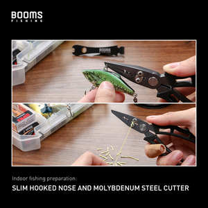 Alicates de Pesca Booms Fishing F07 de 6 Pulgadas de Acero Inoxidable con Cordón en Espiral y Funda - Product Image 3