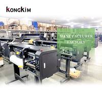 Impresora DTF Kongkim de Fábrica, Tamaño A2 de 70 cm, 2/4 Cabezales I3200, Impresora para Camisetas y Ropa con Máquina de Polvo Agitador