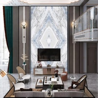 Panneau mural moderne en PVC 3D imperméable de haute qualité, effet marbre de luxe, pour salon, hôtel, salle de bain, entrepôt, épaisseur 3 mm, feuille UV