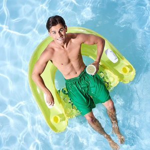 Fabrika toptan şişme yüzen su şezlong plaj sandalyesi yetişkin su minder yüzme havuzu şamandıra salonu su - Product Image 4