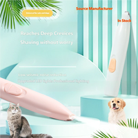 Tondeuse Électrique Professionnelle Silencieuse pour Pattes d'Animaux, en Plastique, avec Lumière LED, Sûre pour Chiens et Chats, pour le Toilettage des Pattes