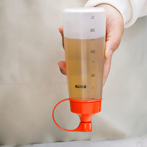 Food Grade Squeeze <b>Bottles</b> Plastic 500Ml With Measurement Kitchen Oil Vinegar <b>Dispenser</b> - Product Image 3