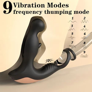 Vibrador Masculino Personalizable, Nuevo Producto Transfronterizo - Masajeador de Próstata Vibrante con Anillo de Bloqueo, Vibrador Anal para Hombres - Product Image 2