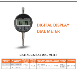 Dial Indicator Indicator Pointer Dial <strong>Gauge</strong> 0-3mm 0-100mm <strong>Surface</strong> Diameter 60 Degrees Value 0.01 - Product Image 6