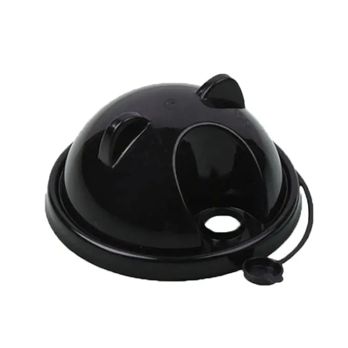 Disposable Plastic PP Injection Panda Cup Lid Cover for Bubble Tea Cup