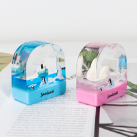Personnalisé pour enseignants, en acrylique PMMA+ABS, avec mouvement liquide, sable mouvant, paillettes flottantes dans l'eau, bulles d'huile, effet lave flottante, couleur personnalisée, pour l'école
