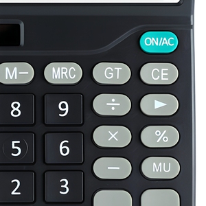 Calcolatrice Elettronica a 12 Cifre con Doppia Alimentazione, Calcolatrice da Scrivania in Plastica con Modalità Solare e a Batteria per Ufficio e Scuola - Product Image 6