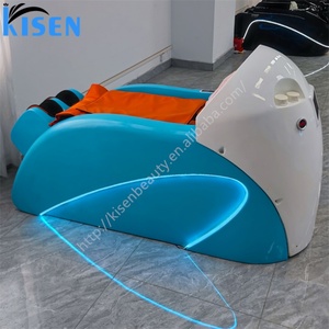 KISEN Japanese Spa <b>Bed</b> with Water Circulating Massage Thai Hair Washing Bowl Beauty Salon Furniture Barber Shop Hair Shampoo <b>Bed</b> - Product Image 3