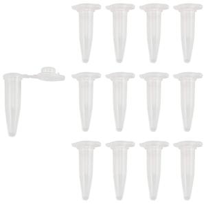 With Centrifuge <b>Tubes</b> 1.5ml 2ml <b>Plastic</b> Thickened Graduated With Cap Pointed Bottom For Laboratory Use - Product Image 1