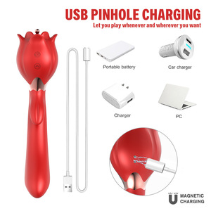 Rose Swing Vibrador Toy Big Boob Estimulador das Mulheres Clitóris Feminino Massageador Adulto Produtos Adulto Produtos - Product Image 5