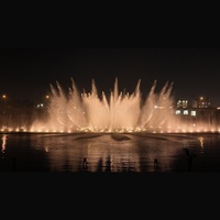 Solución Llave en Mano: Fuente de Agua Flotante con Jets Digitales 3D de 300M, Sincronizada con Música, para Turismo y Atracciones Culturales