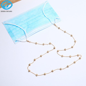 Cadenas para <span class=keywords><strong>Gafas</strong></span> de 70CM, Ligeras y Decorativas, con Cuentas Doradas y Plateadas, para Estabilizar las <span class=keywords><strong>Gafas</strong></span> de <span class=keywords><strong>Mujer</strong></span> - Product Image 2