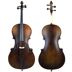 Le nouveau style coréen de haute qualité planche unique en bois massif à motifs de tigre violoncelle pratique le test de performance modèle violoncelle - Product Image 1