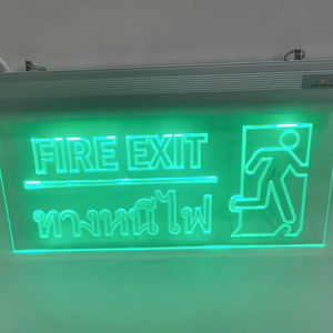 Lampu Tanda Darurat EXIT Kustom Pabrik, Lampu Darurat Kebakaran LED, Lampu Indikator Evakuasi - Product Image 5