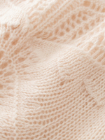 Ensemble Pull et Robe en Cachemire Ajouré 100% Cachemire Pur pour Femme