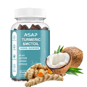 Extracto de cúrcuma de etiqueta privada, soporte antioxidante, curcumina vegana, goma de aceite Mct de cúrcuma - Product Image 1