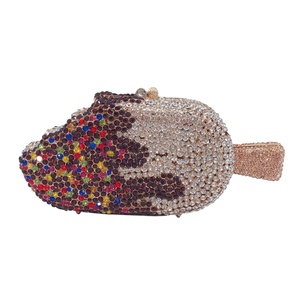 Cute Women Ice Cream Shaped Evening Bag Glistening Crystal Crossbody Bag for Festival Travel Night Out - Product Image 2