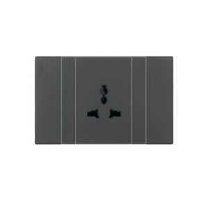 Bán hàng nóng Nam Mỹ tiêu chuẩn 118 chuyển đổi ánh sáng 1/2/3 gang với Big grey Bảng điều chỉnh 16A 250V cho khách sạn tường thiết bị chuyển mạch và ổ cắm - Product Image 2