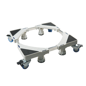 Base <span class=keywords><strong>de</strong></span> soporte para <span class=keywords><strong>lavadora</strong></span> y refrigerador móvil ajustable <span class=keywords><strong>de</strong></span> alta resistencia con ruedas - Product Image 4