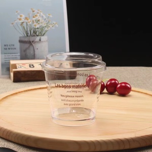 Contenedores desechables transparentes para helado y Mousse con tapas para decoración de postres de boda, vasos de plástico para postres - Product Image 2