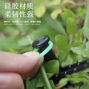 เสาปักพื้นเรืองแสงพร้อมวงแหวนซิลิโคนเรืองแสงสีเขียว หมุดยึดสำหรับตั้งแคมป์กลางแจ้งแบบสะท้อนแสงเพื่อความปลอดภัยในเวลากลางคืน อุปกรณ์เอาตัวรอด - Product Image 5