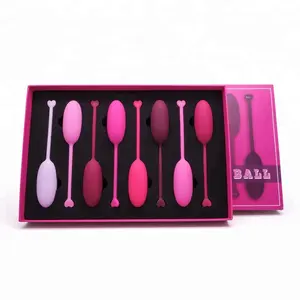 Medical-Grade Silicone Ben wa kegel Balls for Beginner & Advanced (8-Piece Set)