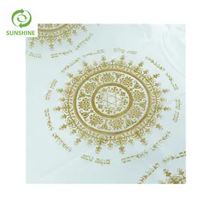 GOOD QUALITY Customized Spun-bond nonwoven perforated fabric table cloth 100%PP table cover