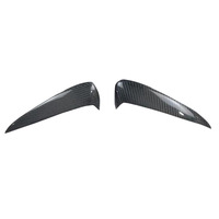 Séparateurs de pare-chocs arrière en fibre de carbone pour Mercedes Benz W205 C63 2015-2021