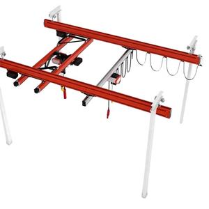 Ручной подъемный кран, легкий кран с электрическим цепным тельфером, китайский оптовый поставщик, гибкий подвесной комбинированный монорельсовый кран - Product Image 6