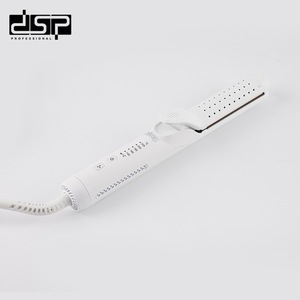 Plancha y rizador de pelo profesional Dsp 10360, multiestilizador eléctrico de calentamiento rápido de color blanco para todo tipo de cabello - Product Image 3