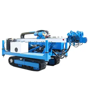 ounted DTH hydraulic mud pump and air compressor borehole water well drilling rig machine in low price Rock Anchor Drilling Rig