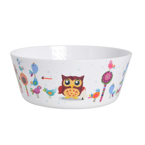 Sublimación <span class=keywords><strong>de</strong></span> plástico en blanco para niños Baby Bowl Diseño creativo <span class=keywords><strong>de</strong></span> entornos <span class=keywords><strong>de</strong></span> bricolaje - Product Image 1