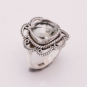 Bague en argent sterling 925 avec pierres précieuses, design unique, tanzanite naturelle, élégante, classique pour mariage, bijoux en argent fin - Product Image 2