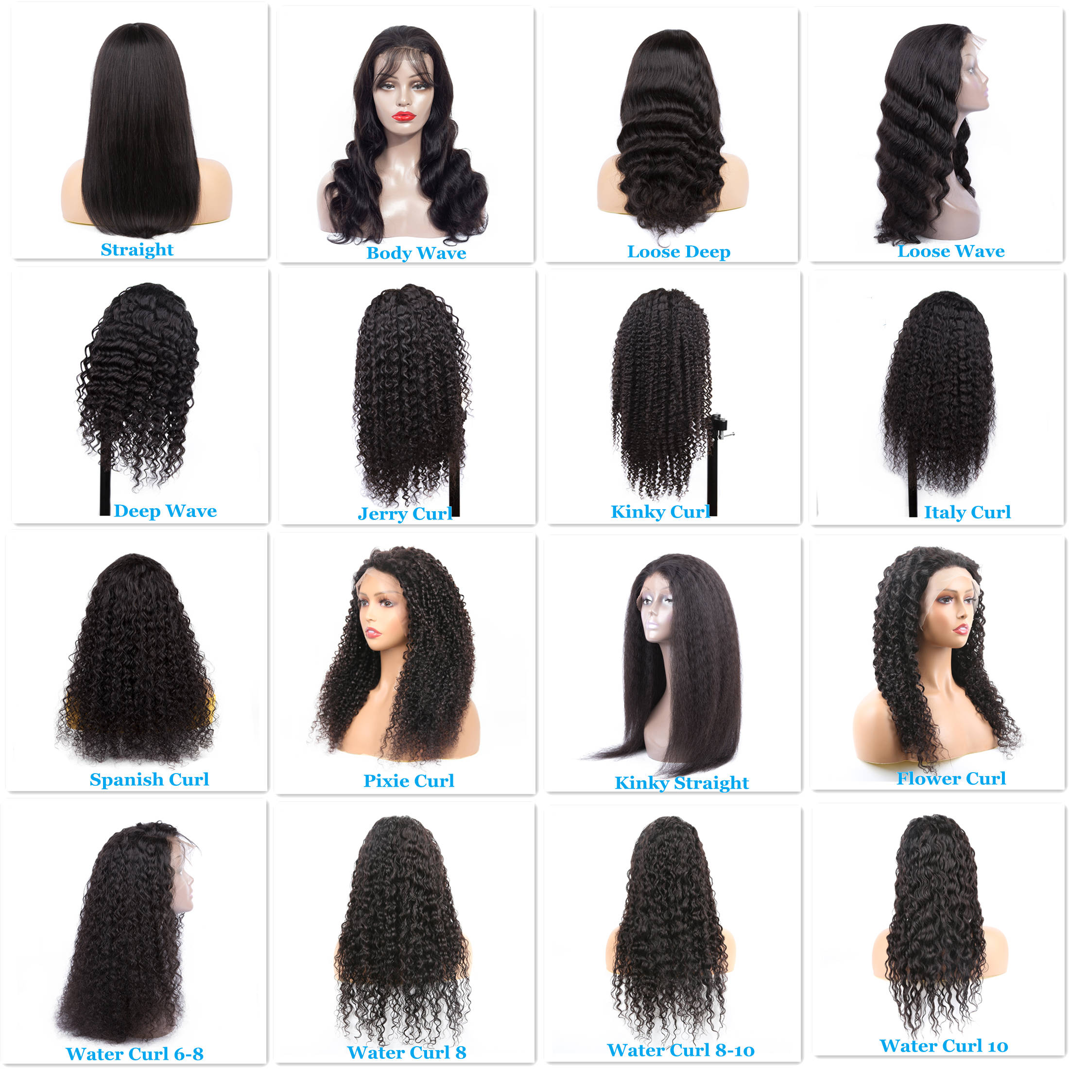 parrucca di colore naturale