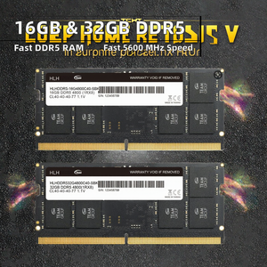 Venta caliente <span class=keywords><strong>16GB</strong></span> y 32GB DDR5 SODIMM Módulo de memoria para computadora portátil 4800 5600 MHz () Sin búfer en stock RAMs - Product Image 2