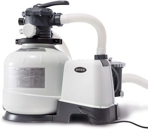 32ft x 16ft x 52in <span class=keywords><strong>Ultra</strong></span> XTR çerçeve yer üstü dikdörtgen yüzme havuzu seti kum filtresi pompası merdiven kapağı model 26374 - Product Image 3