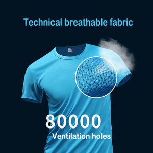 Camisetas Deportivas Sublimadas para Hombre, de Malla 100% Poliéster, Secado Rápido, para Maratón y Eventos Deportivos, con Impresión Digital Personalizada y Absorción de Humedad - Product Image 2