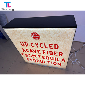 Modular personalizado 4 pies excepcional Feria Comercial peso ligero publicidad portátil sin marco SEG retroiluminado promoción LED Mostrador de mesa - Product Image 4