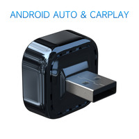 Adaptateur CarPlay sans fil 4-en-1 incontournable 2026 avec BT5.3, prise en charge WiFi 5G, AirPlay, MirrorLink, Android Auto, Plug&Play, Dongle automobile