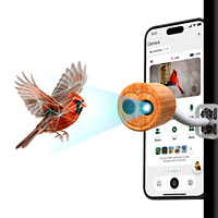 Cámara Inteligente para Aves, 4K 32MP con IA para Identificación de Aves, WiFi 2.4G/5G, Resistente al Agua IP66, Batería de 3000mAh, Transmisión en Vivo, Alerta en Tiempo Real