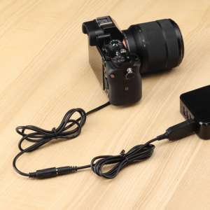 Cable de aumento USB portátil + adaptador de corriente de para <span class=keywords><strong>Sony</strong></span> 1/<span class=keywords><strong>A7IV</strong></span>-Amplificador de voltaje de 5V a 8,4 V con carga de Banco de energía - Product Image 4