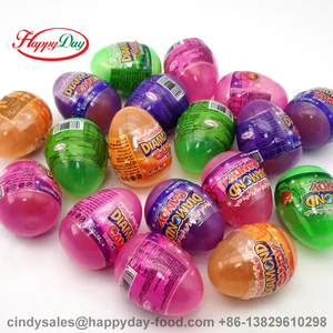 HAPPYDAY Caramelos Duros en Forma de Anillo, Juguete de Huevo de Plástico con Sabor a Frutas - Product Image 6