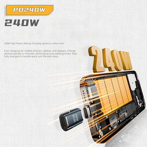 PD240W อะแดปเตอร์แม่เหล็กใหม่80GB สำหรับ TYPE-C <span class=keywords><strong>สาย</strong></span>ข้อมูลขยายการส่งผ่านพลังงานแล็ปท็อปตัวผู้หญิงโทรศัพท์มือถือ AC - Product Image 4
