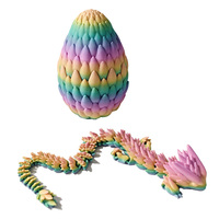 Vente en gros de jouets articulés anti-stress en plastique PLA, œufs de dragon 3D, thème anime, surprise d'Halloween, décorations de bureau, objets de collection